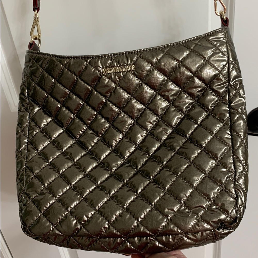 MZ Wallace Crosby Hobo bag in Moondust Metallic. NWT - Picture 4 of 13
